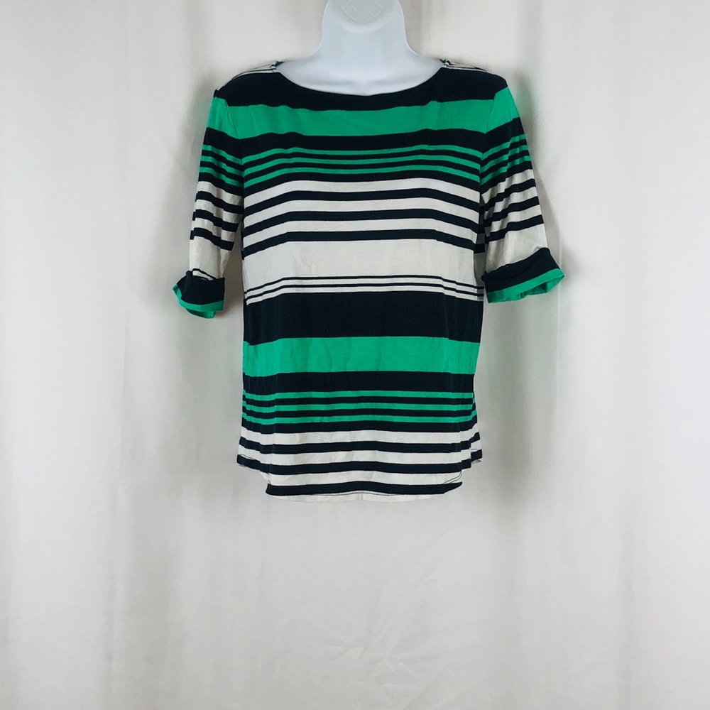 Ann Taylor Cotton blend knit 3/4 sleeve shirt XSP